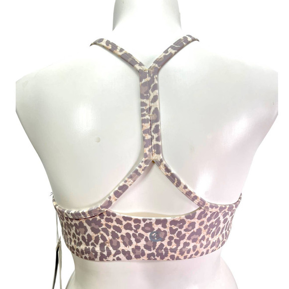 Johnny Was Calme Life in Balance Endurance Leopard Print Sports Bra NWT Large - Picture 5 of 13